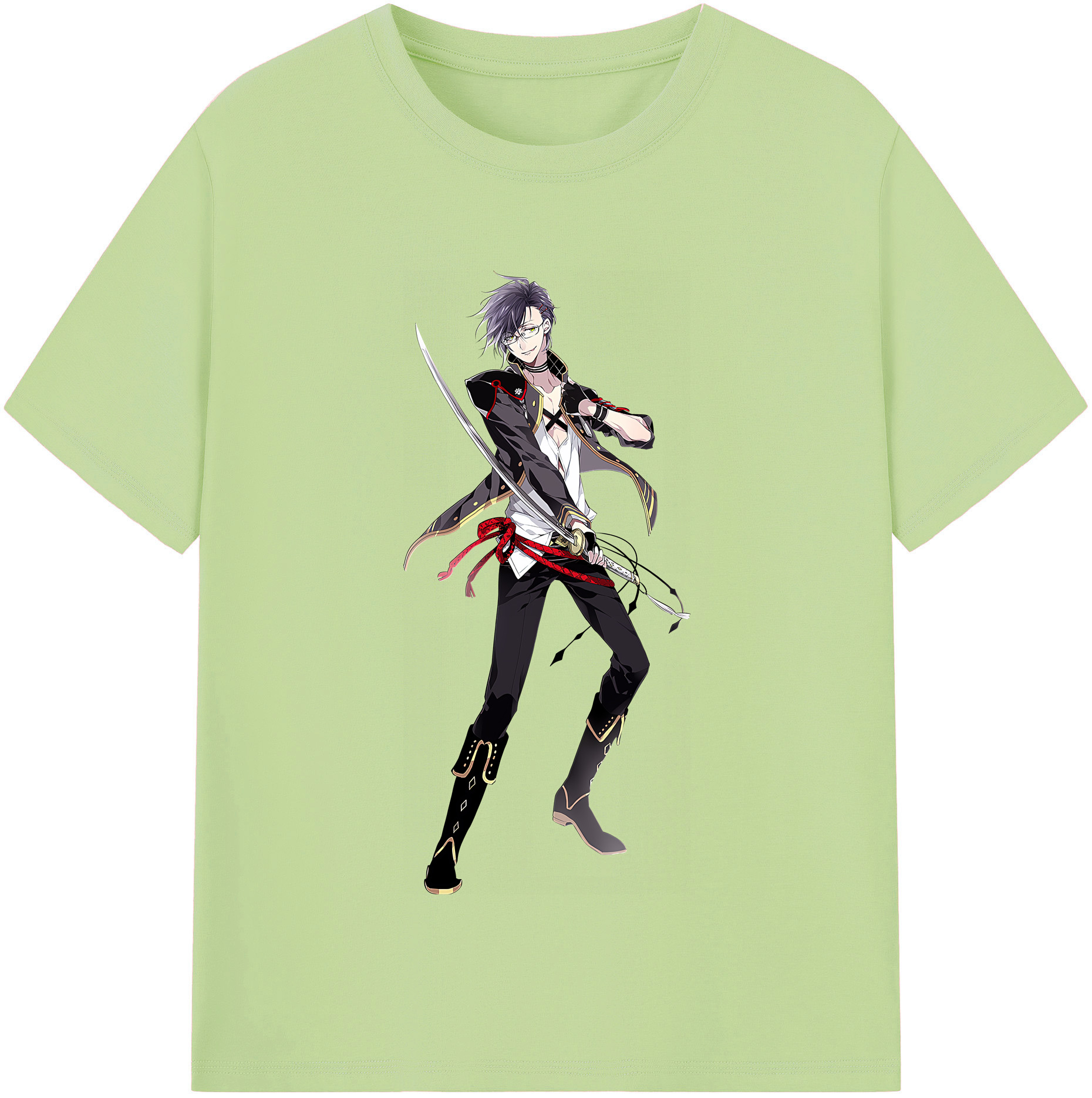 （画像用） 刀剣乱舞 Touken Ranbu 綿100％半袖Tシャツ（フロントプリント）